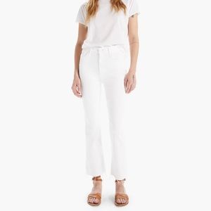 MOTHER the hustler ankle fray jeans